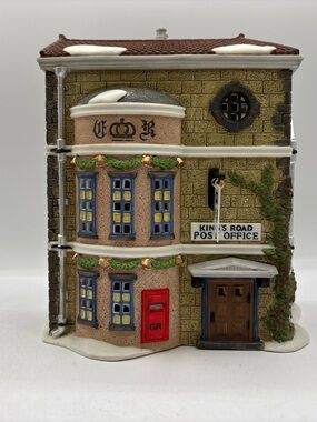 Department 56 1992 Vintage HVC Dickens Village Kings Road Post Office 5801-7 EUC